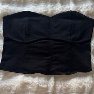 A New Day Black Crop Top